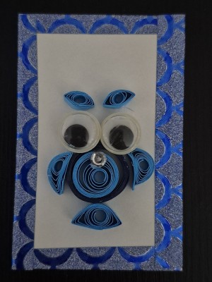 捲紙貓頭鷹磁石貼工作坊