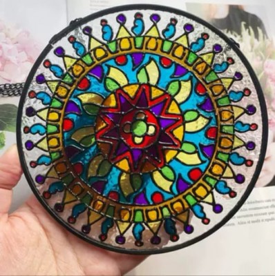 曼陀羅玻璃彩繪掛飾工作坊