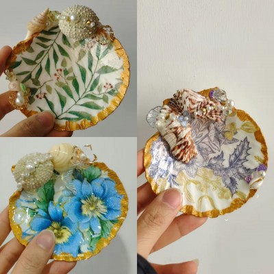古董首飾貝殼碟工作坊