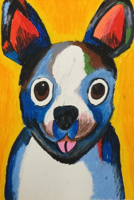 小狗明信片