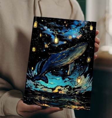 療癒夜光刮畫連畫框工作坊