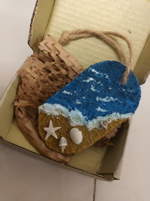 沙灘肌理擴香石工作坊